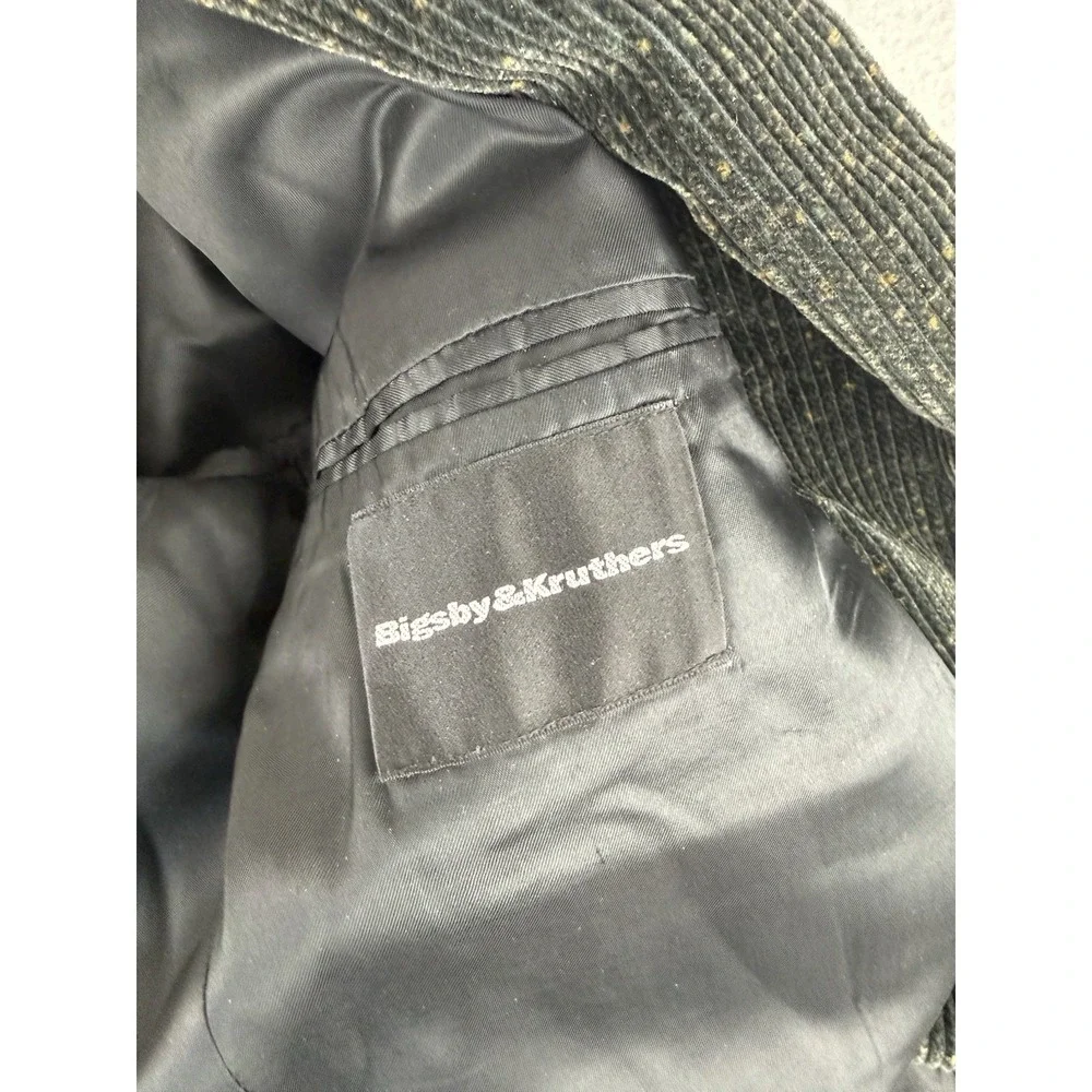 Peter Barton For Bigsby & Kruthers 3 Button Front Sport Coat Blazer Corduroy 46T